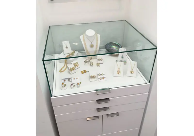 Glass Jewelry Case in San Marino, CA